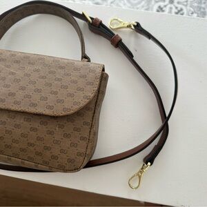 Repurposed Vintage Gucci Canvas Bag